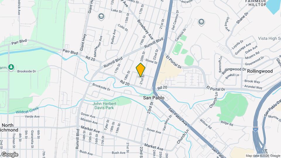 2341 21st St Map and Location Details