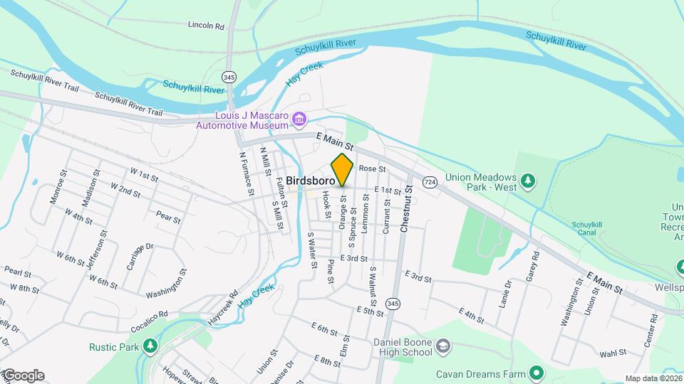 518 E 1st St Map and Location Details