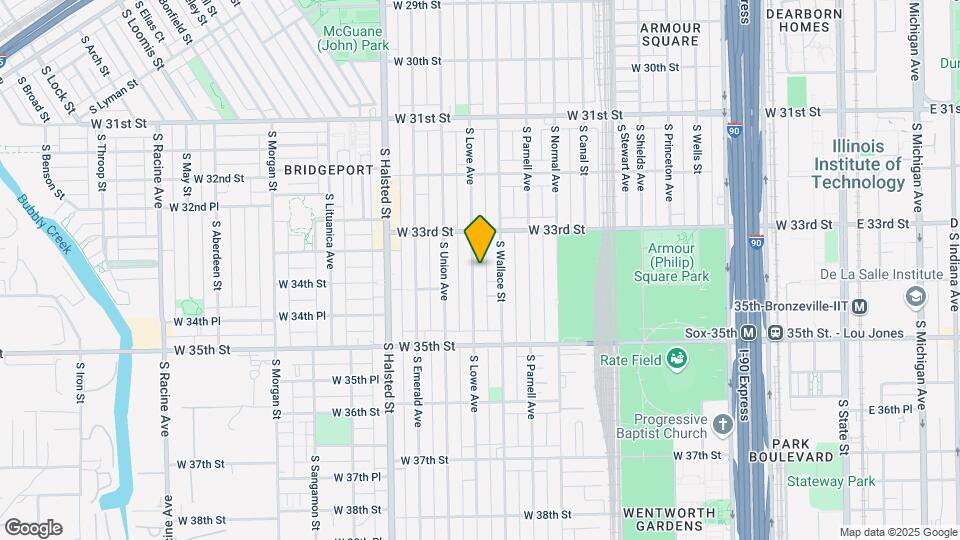 3343 S Lowe Ave Map and Location Details