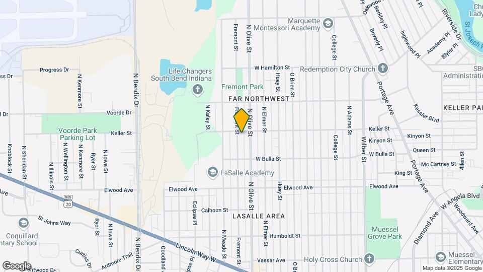 1650 Fremont St Mapa y Detalles de la Ubicación