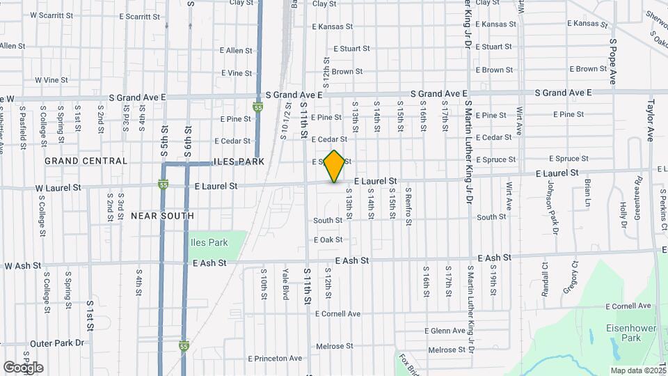 1202 E Laurel St Map and Location Details