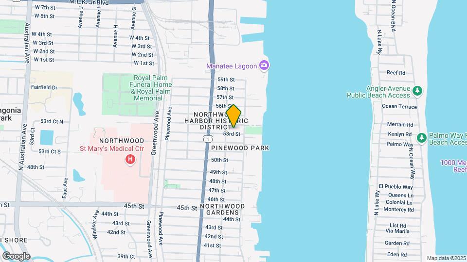 423 53rd St, Unit B Mapa y Detalles de la Ubicación