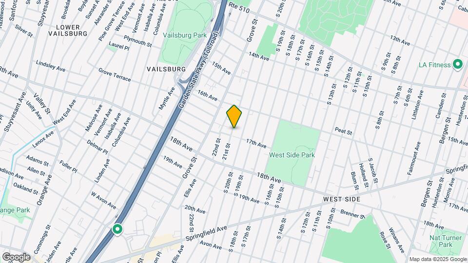 216 21st St Map and Location Details