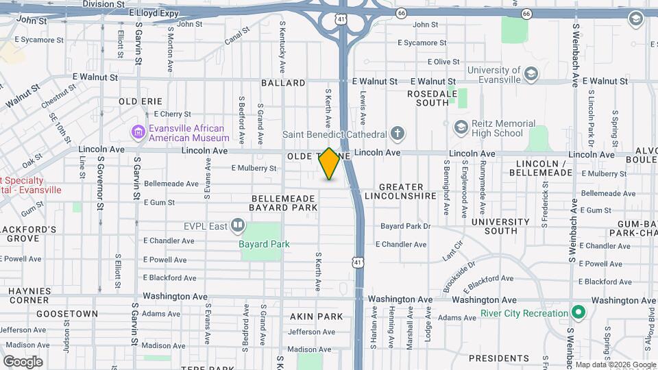 1112 Bellemeade Ave Map and Location Details