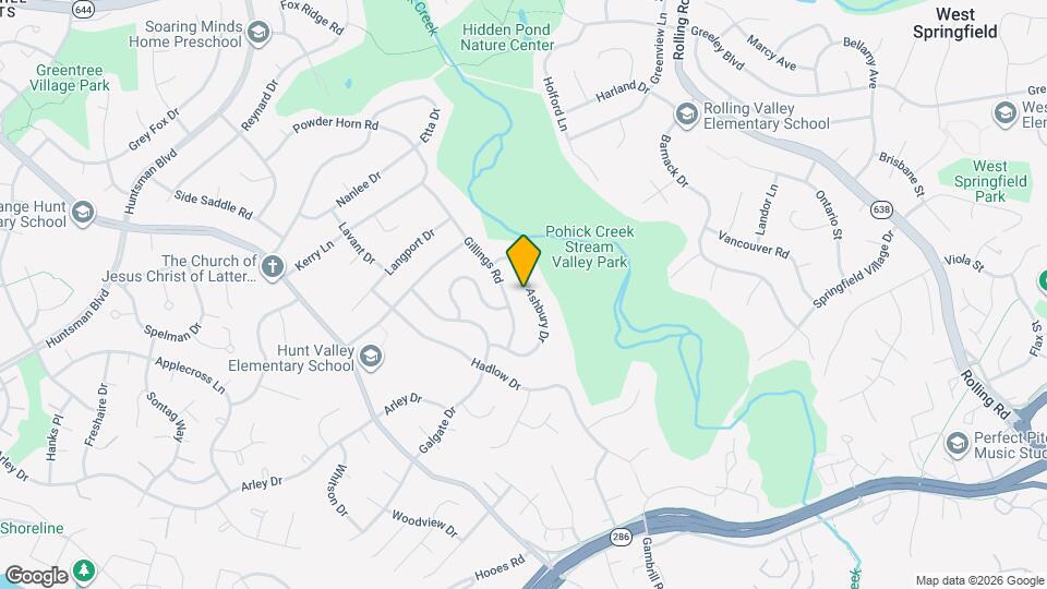 6918 Ashbury Dr Map and Location Details