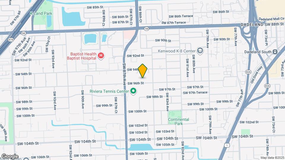 8465 SW 96th St Map and Location Details