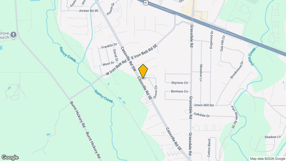 615 Cassville Rd SE Map and Location Details