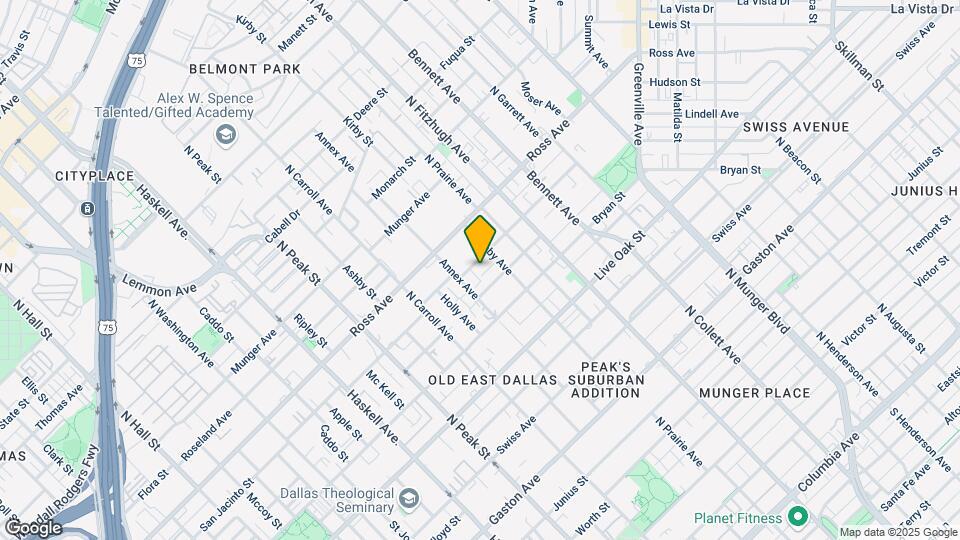 4620 San Jacinto St Map and Location Details