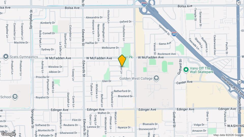15596 Dawson Ln Mapa y Detalles de la Ubicación