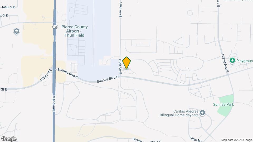 17525 110th Ave E, Unit D Map and Location Details