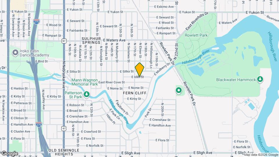 1709 E Idell St Map and Location Details
