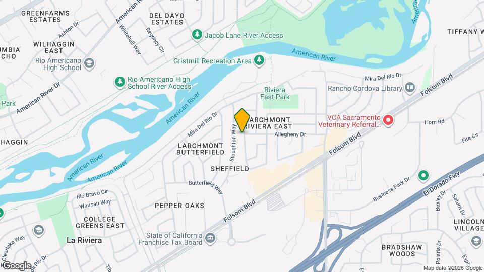 9400 Appalachian Dr Map and Location Details