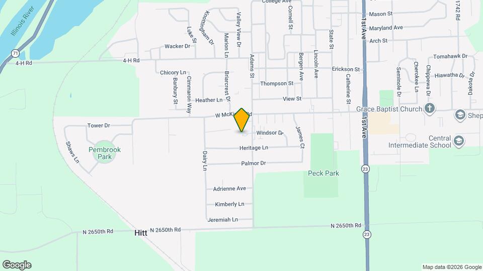 1431 Adams St Mapa y Detalles de la Ubicación