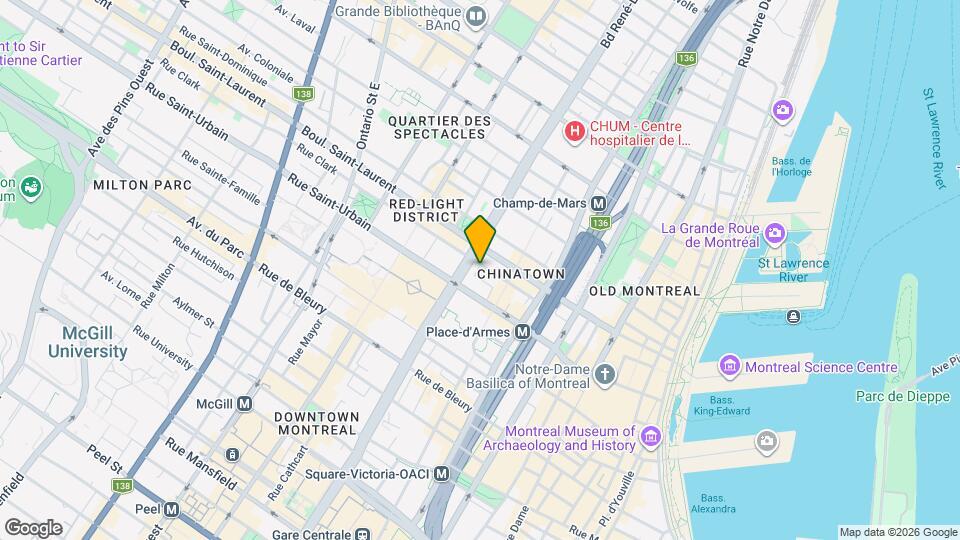 1108-1110 Clark St Map and Location Details