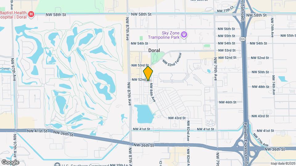 8453 NW 51st Ter Map and Location Details