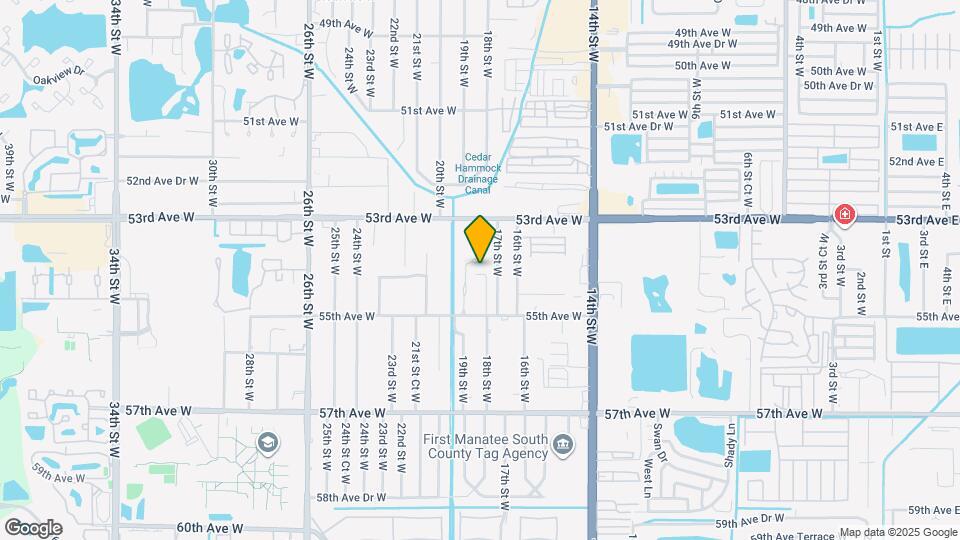 5402 18th St W Map and Location Details