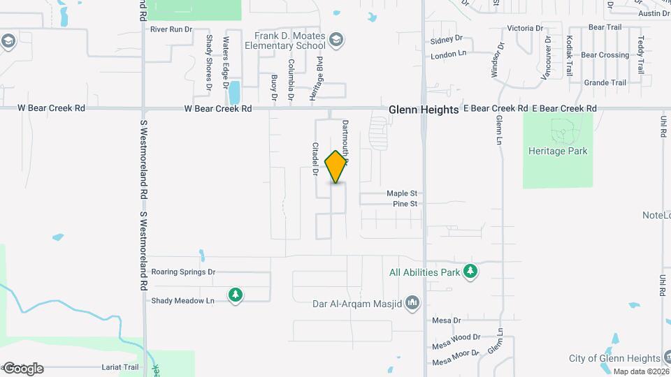 1820 Berkley Dr Map and Location Details