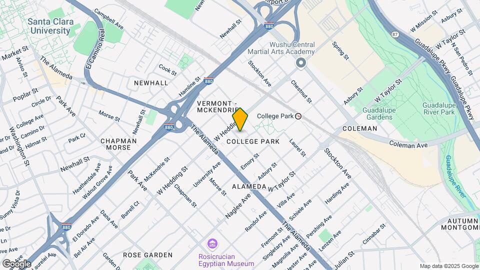 864 Myrtle St Map and Location Details