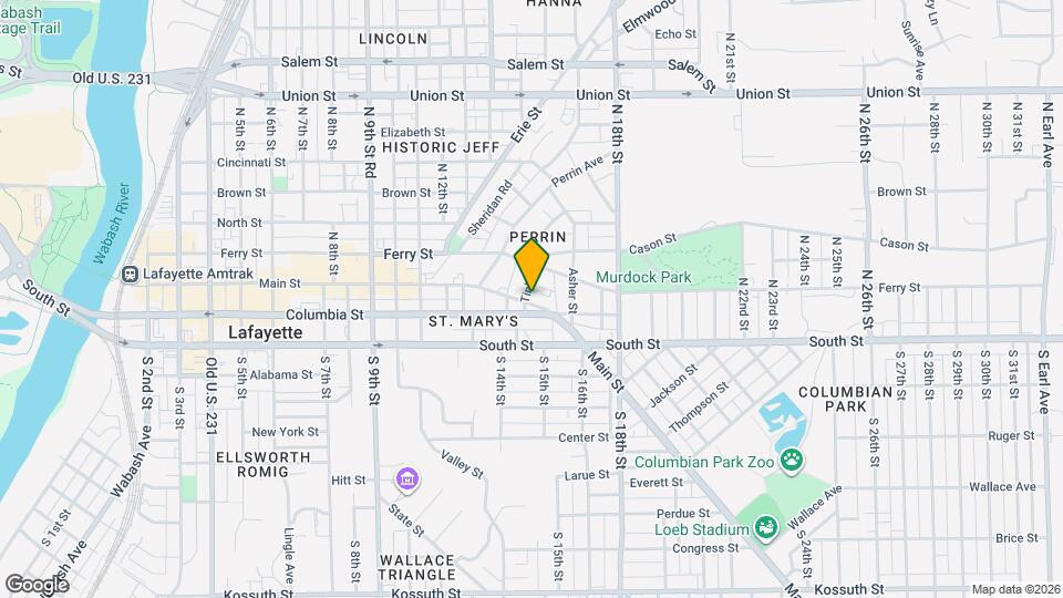 1416 Main St Map and Location Details