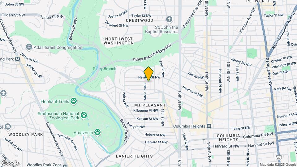 3345 18th St NW Map and Location Details