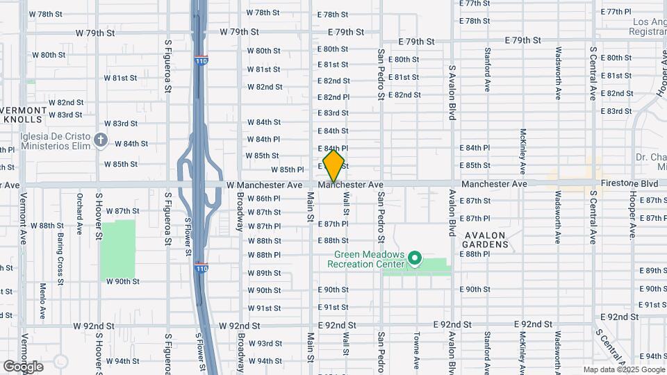 140 E Manchester Ave Mapa y Detalles de la Ubicación