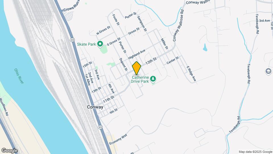 1104 Porter St Map and Location Details