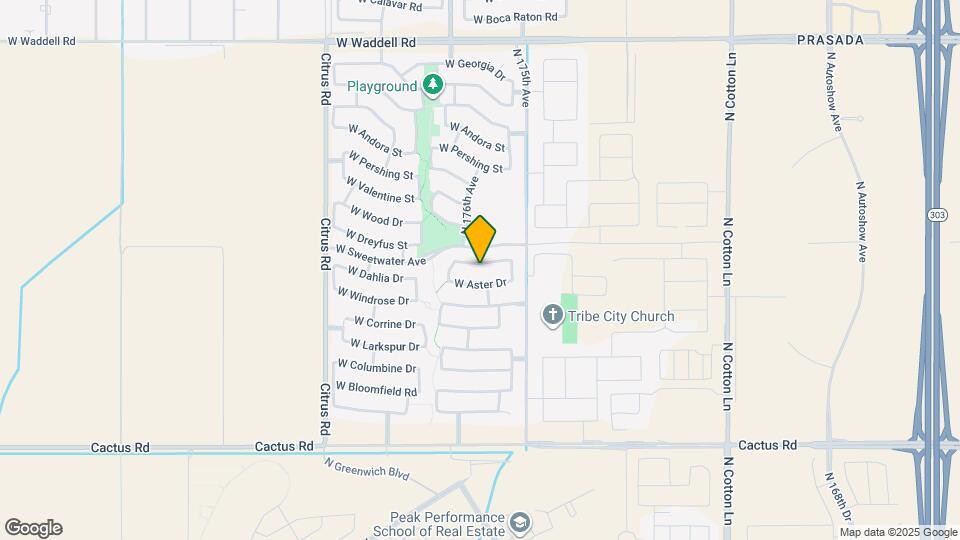 17591 W Dahlia Dr Map and Location Details