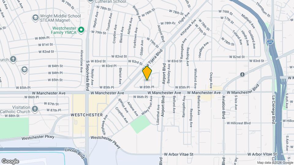 8424 Glider Ave Map and Location Details