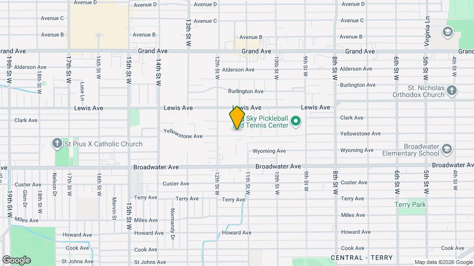 1121 Yellowstone Ave Map and Location Details