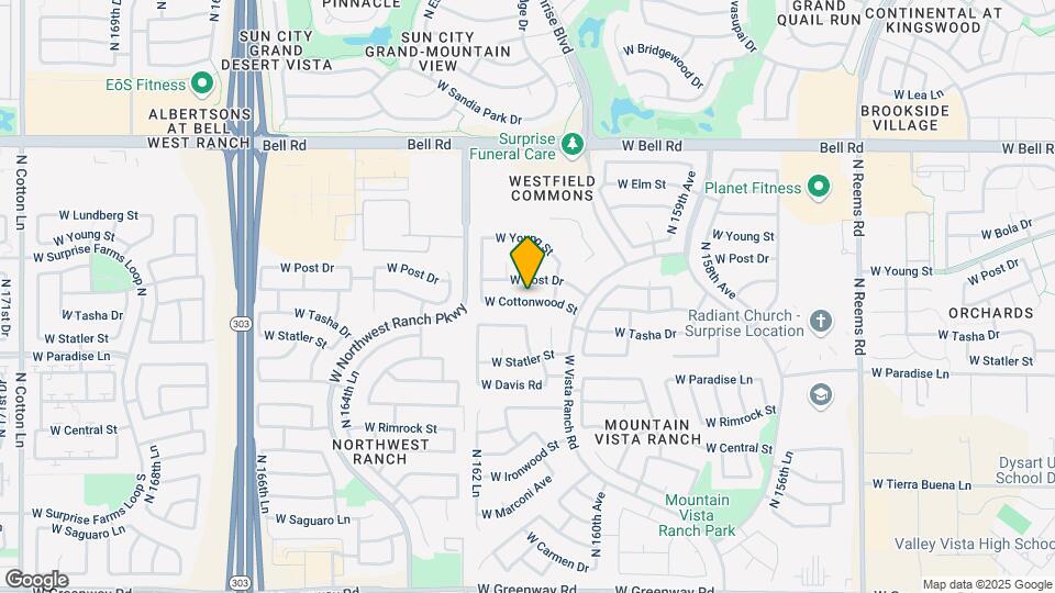 16200 W Cottonwood St Map and Location Details