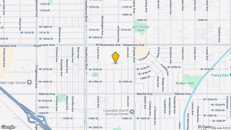 14608 Eastwood Ave Map and Location Details