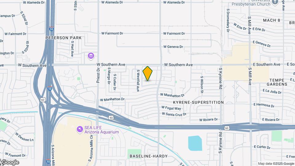 1039 W Laguna Dr Map and Location Details