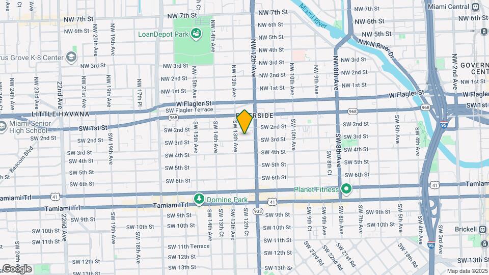 1243 SW 3rd St Map and Location Details