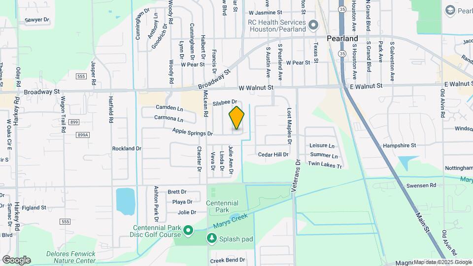2723 Hot Springs Dr Map and Location Details