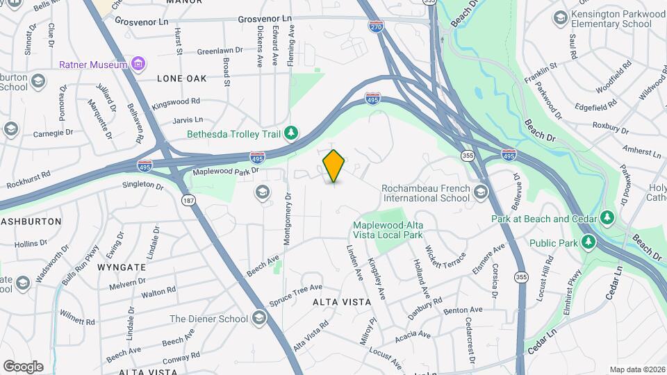 9703 Whitley Park Pl Mapa y Detalles de la Ubicación