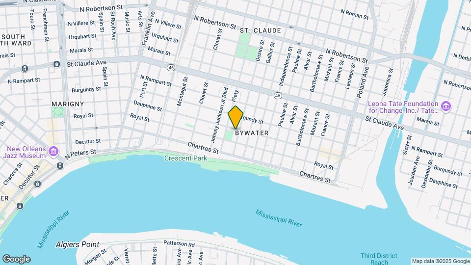 728 Desire St, Unit A Map and Location Details