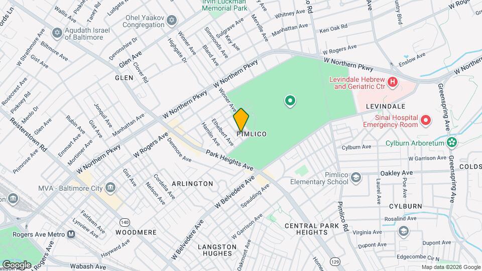 5301 Maple Ave Map and Location Details