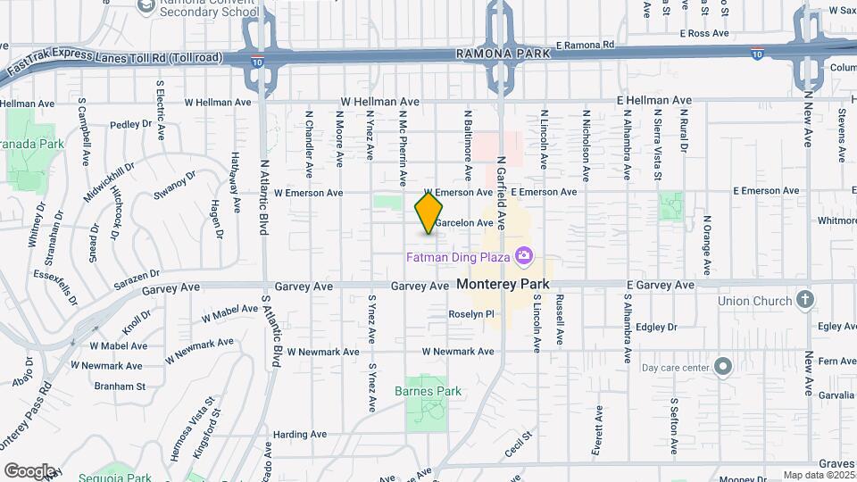 Huntington Monterey Apartments Map and Location Details