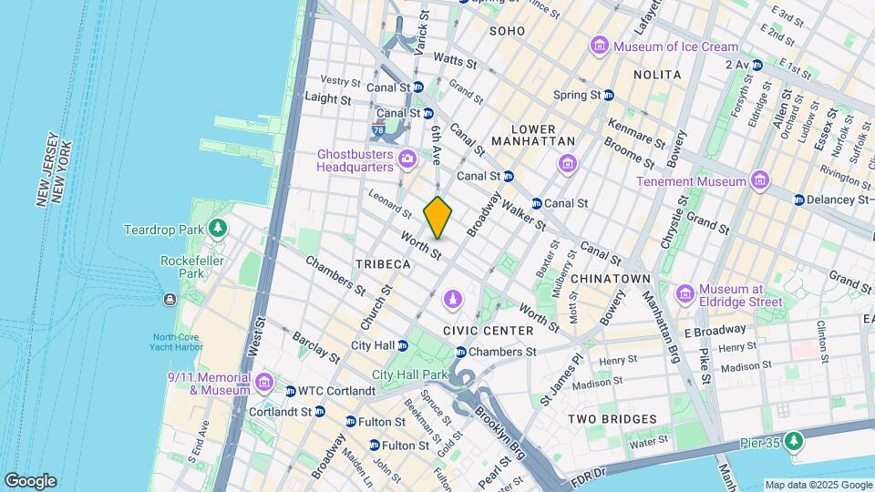 83-85 Worth St Mapa y Detalles de la Ubicación