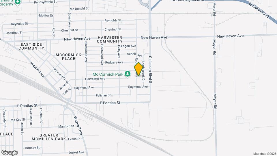 2401 Redwood Ave Map and Location Details