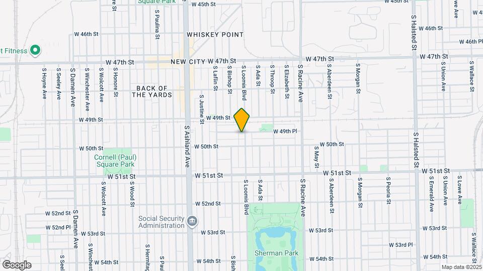 4936 S Loomis Blvd Map and Location Details