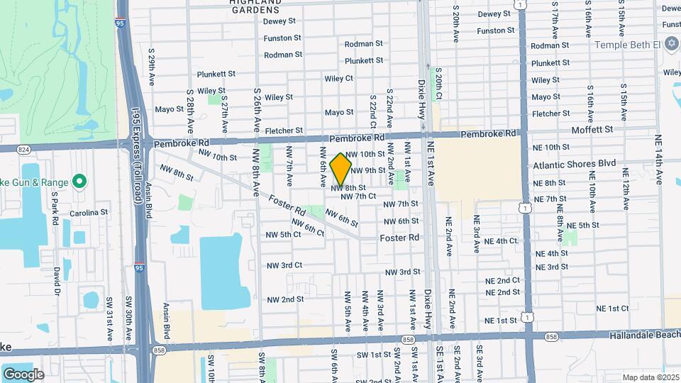502 NW 7th Ct Map and Location Details