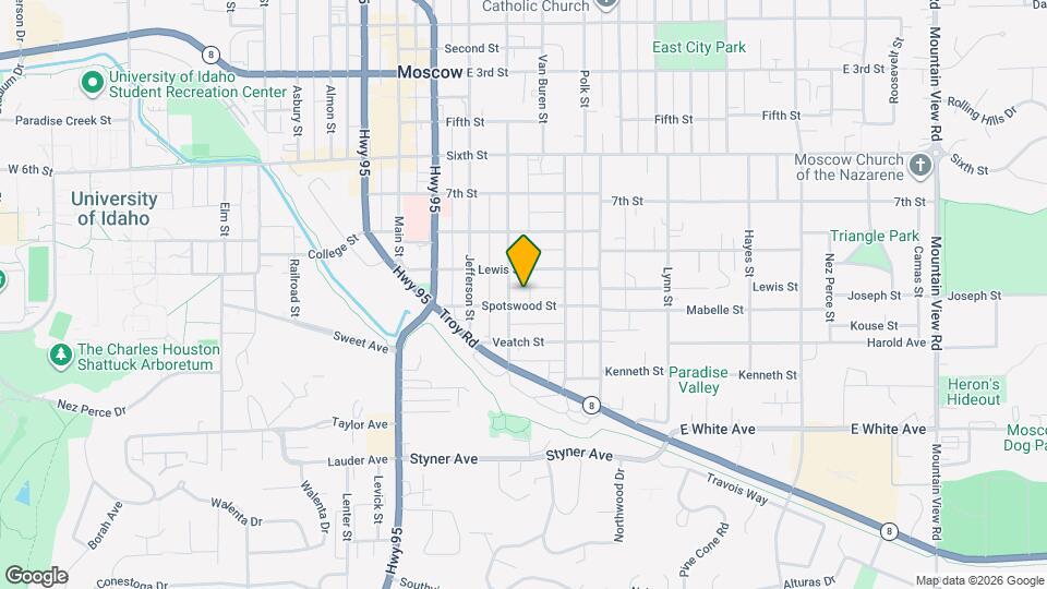 412 Spotswood St Map and Location Details