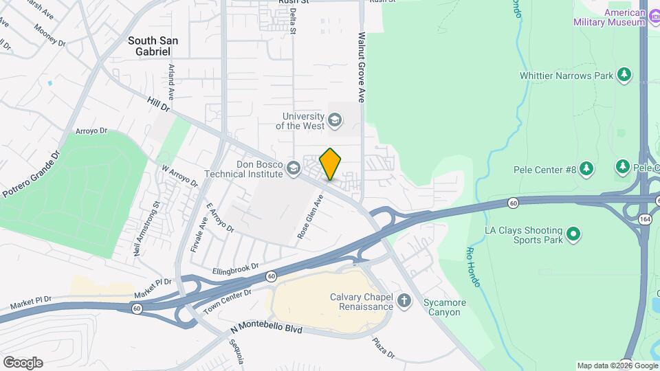 1088 San Gabriel Blvd Map and Location Details