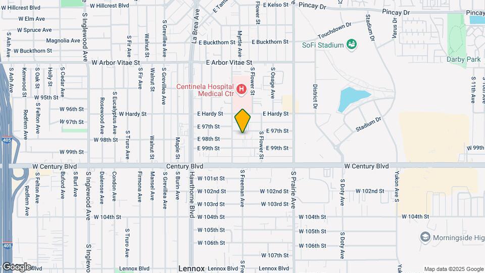 518 E 97th St Map and Location Details