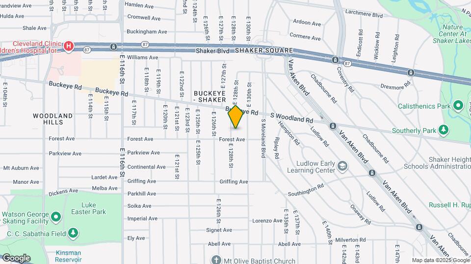 2953 E 128th St, Unit Up Map and Location Details