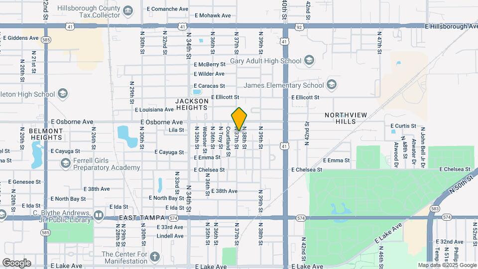 4611 N 37th St Map and Location Details