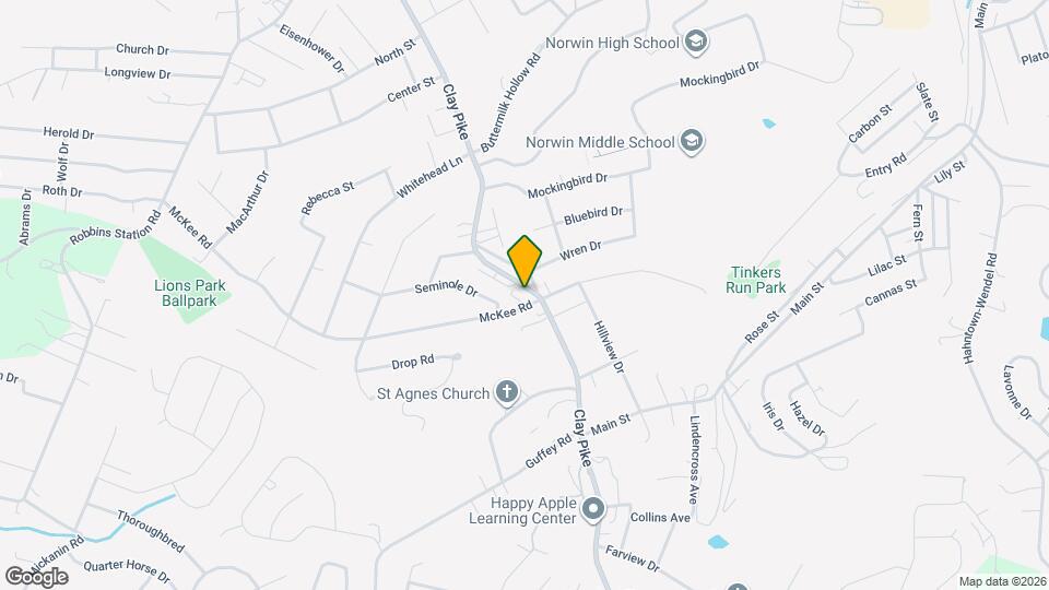 1090 Clay Pike Mapa y Detalles de la Ubicación