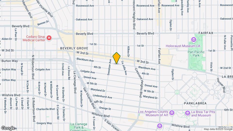 8234 Blackburn Ave Mapa y Detalles de la Ubicación