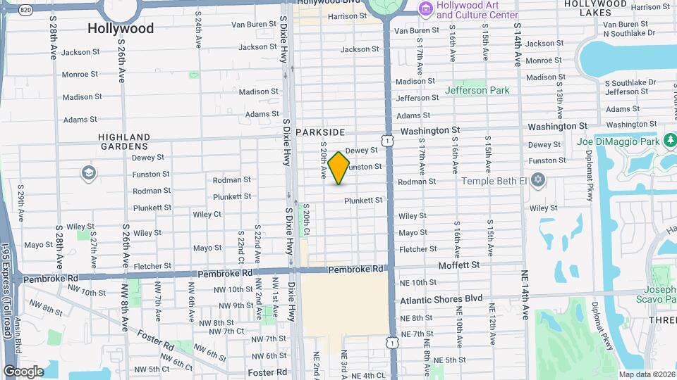 1934 Rodman St Map and Location Details